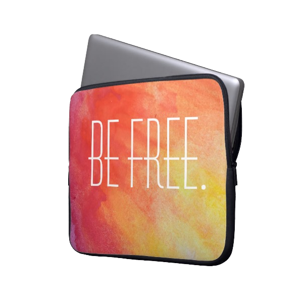 Be Free Tie Dye Laptop Sleeve