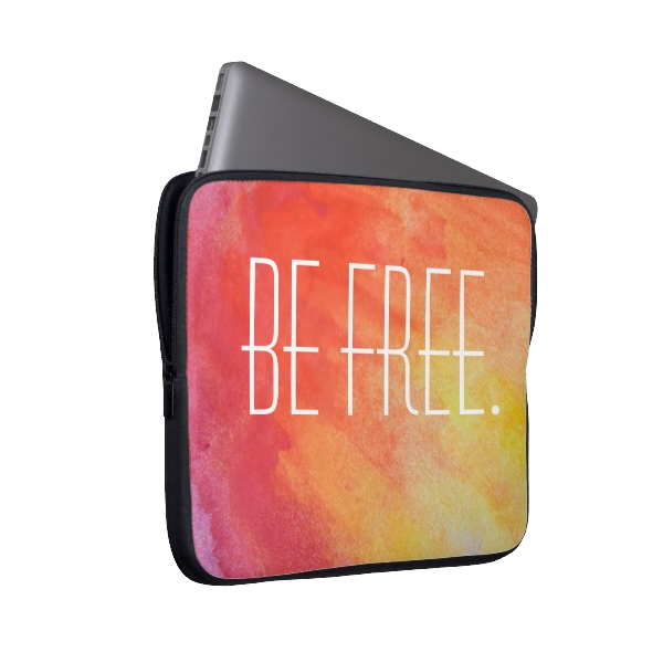 Be Free Tie Dye Laptop Sleeve