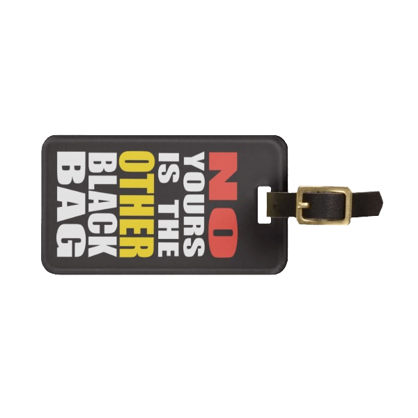 Black Other Black Bag Luggage Tag