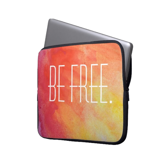 Be Free Tie Dye Laptop Sleeve
