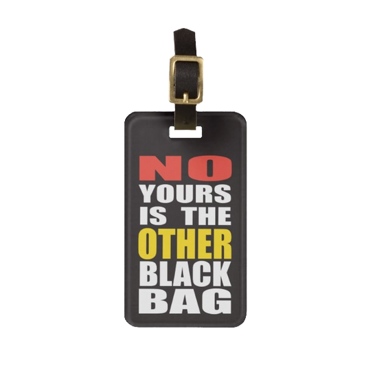 Black Other Black Bag Luggage Tag